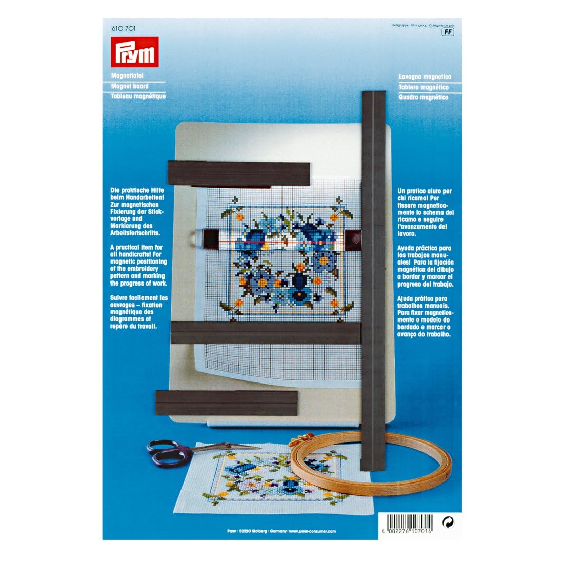 Prym Magnet Board – Secure Embroidery Patterns & Track Progress