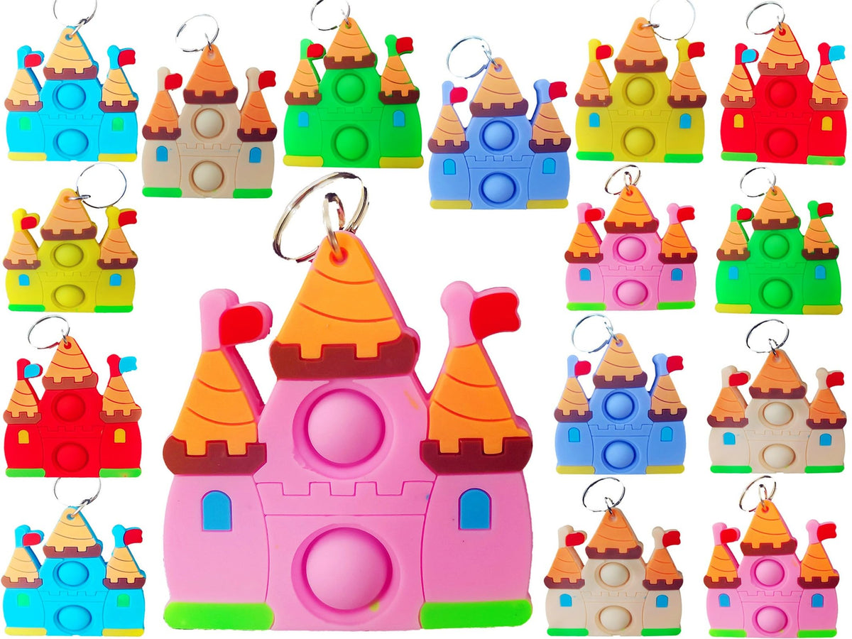 PSDFH 20 Packs Mini Dreamy Castle Princess Fidget Toys – Classroom & Party Favors