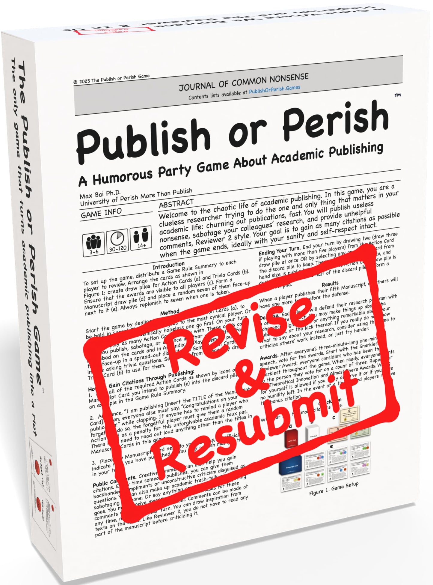 Publish or Perish: Humorous Academic Party Game for 3-6 Players | Ages 14+