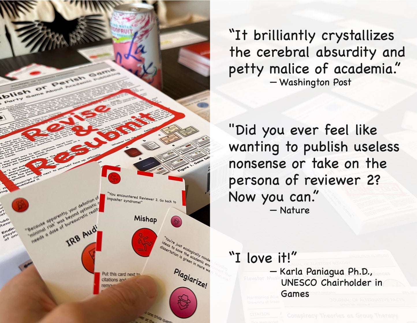 Publish or Perish: Humorous Academic Party Game for 3-6 Players | Ages 14+