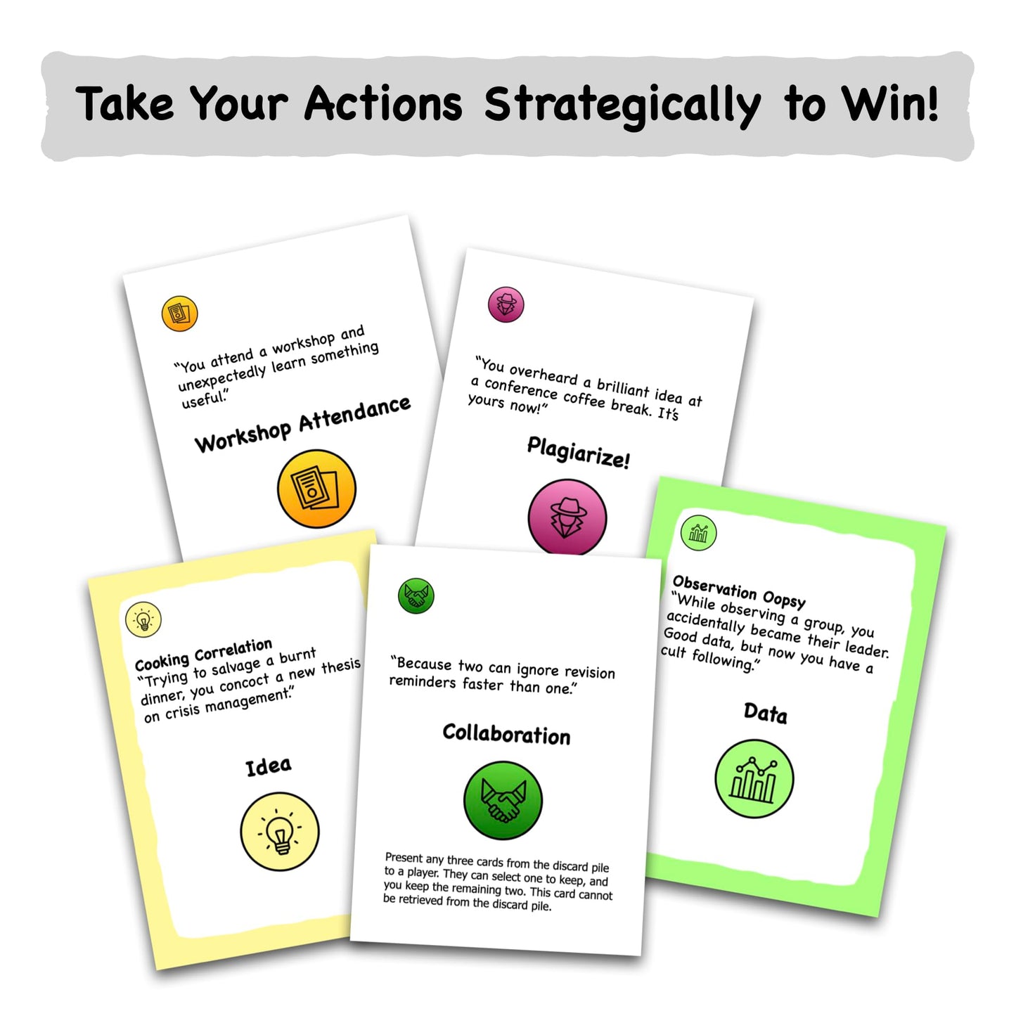 Publish or Perish: Humorous Academic Party Game for 3-6 Players | Ages 14+