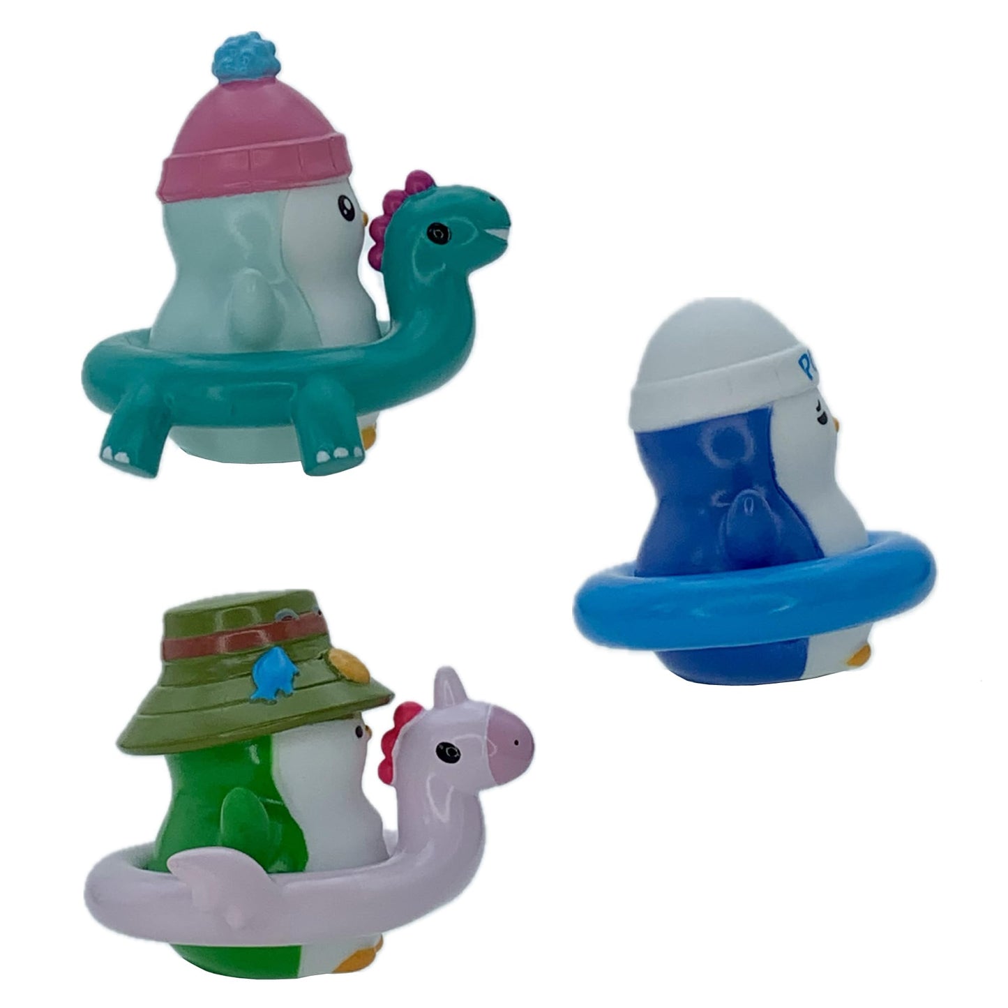 Pudgy Things Penguin Bath Bobbers — 3-Piece Baby Bath Toys for 6+ Months