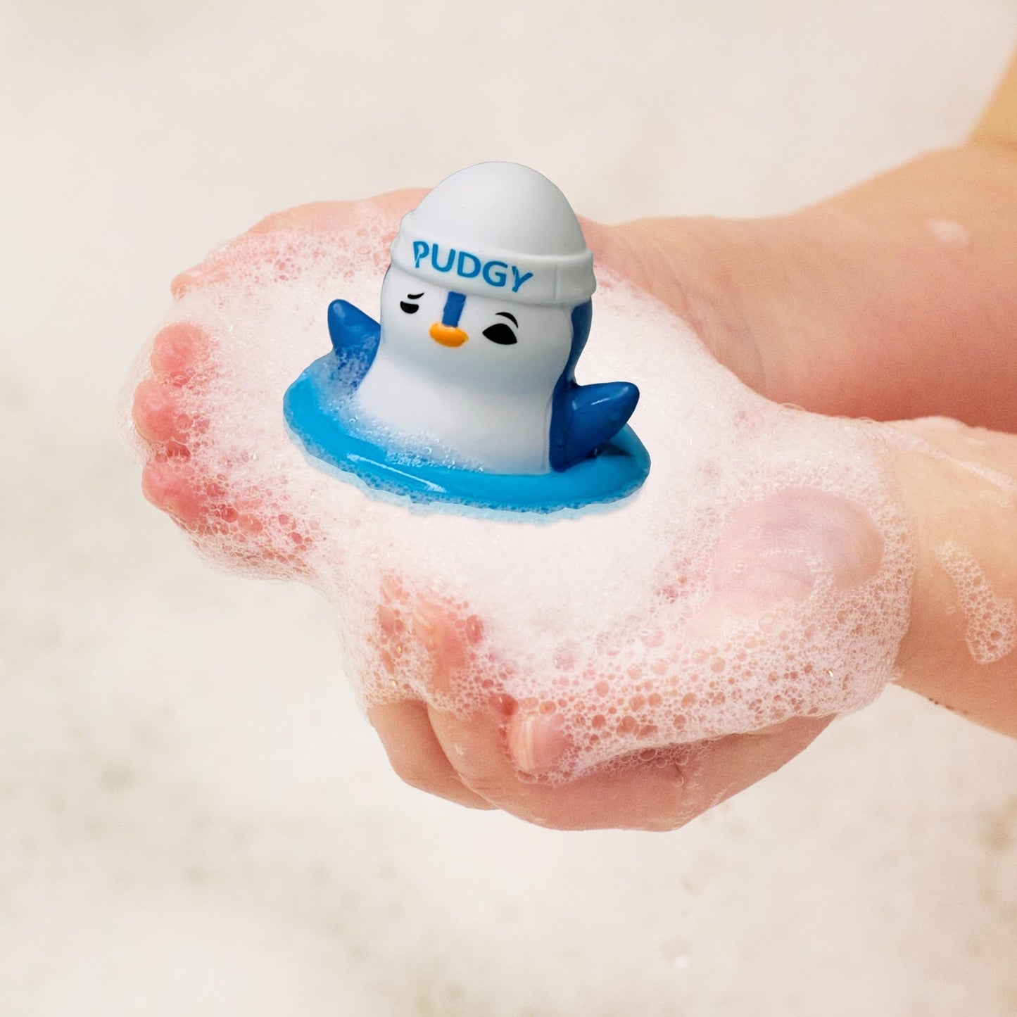 Pudgy Things Penguin Bath Bobbers — 3-Piece Baby Bath Toys for 6+ Months