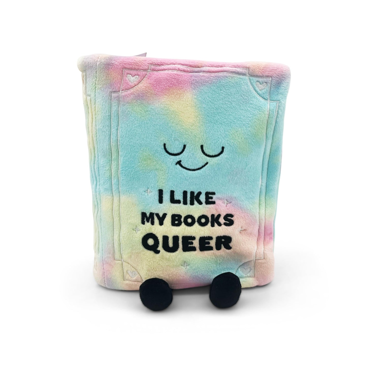 Punchkins Book Plushie - I Like My Books Queer | Gift for Book Lovers
