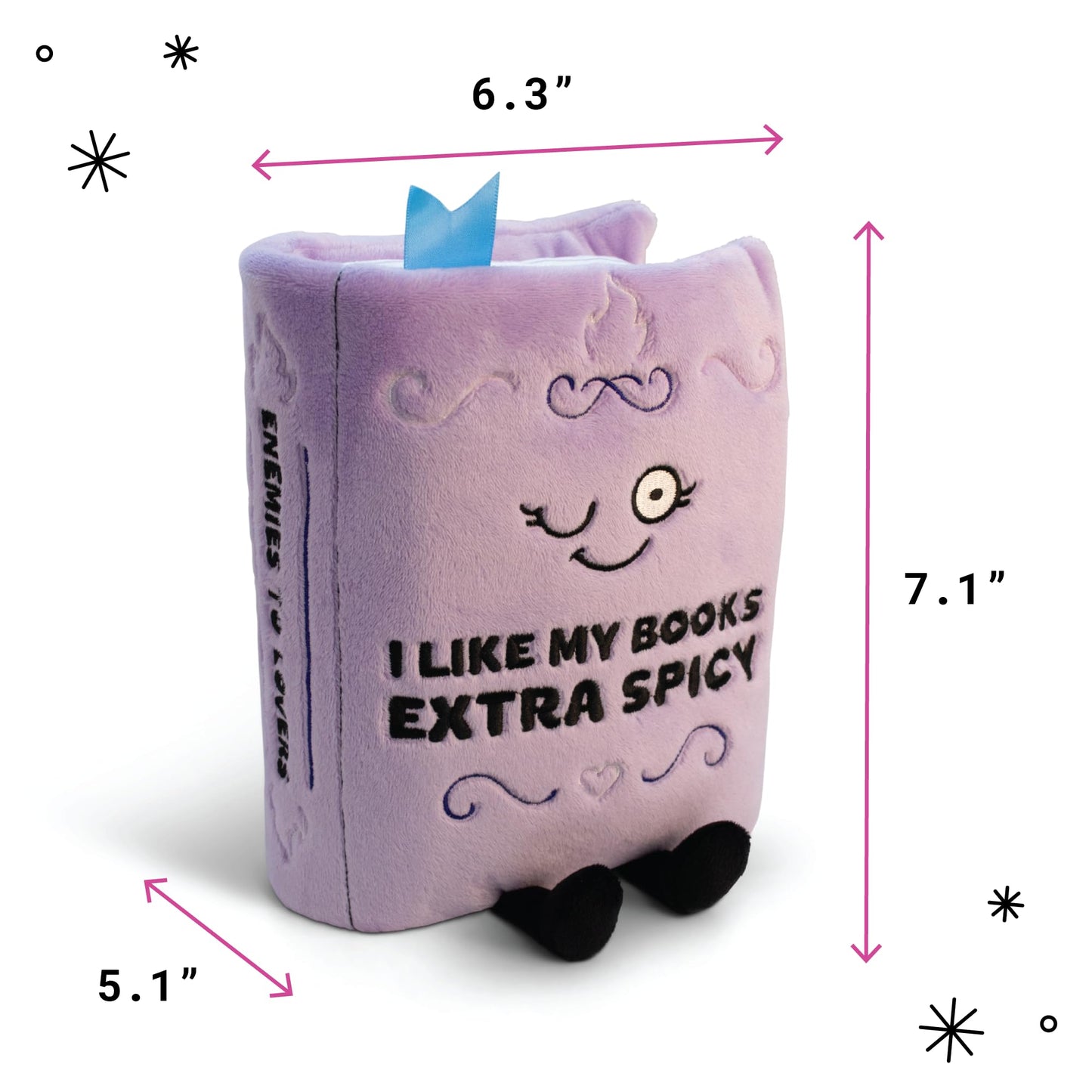 Punchkins Book Plushie – Extra Spicy Funny Gift for Book Lovers