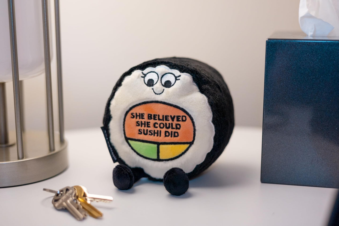 Punchkins Sushi Plushie – She Believed She Could Sushi Did Punny Plush, Cute Gift for Kids