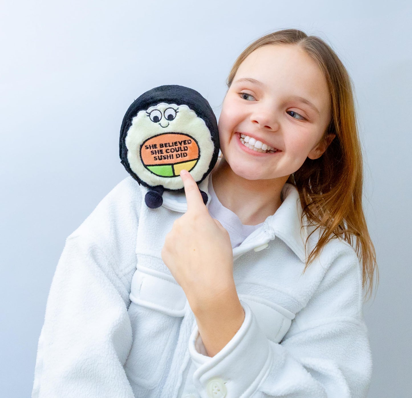 Punchkins Sushi Plushie – She Believed She Could Sushi Did Punny Plush, Cute Gift for Kids