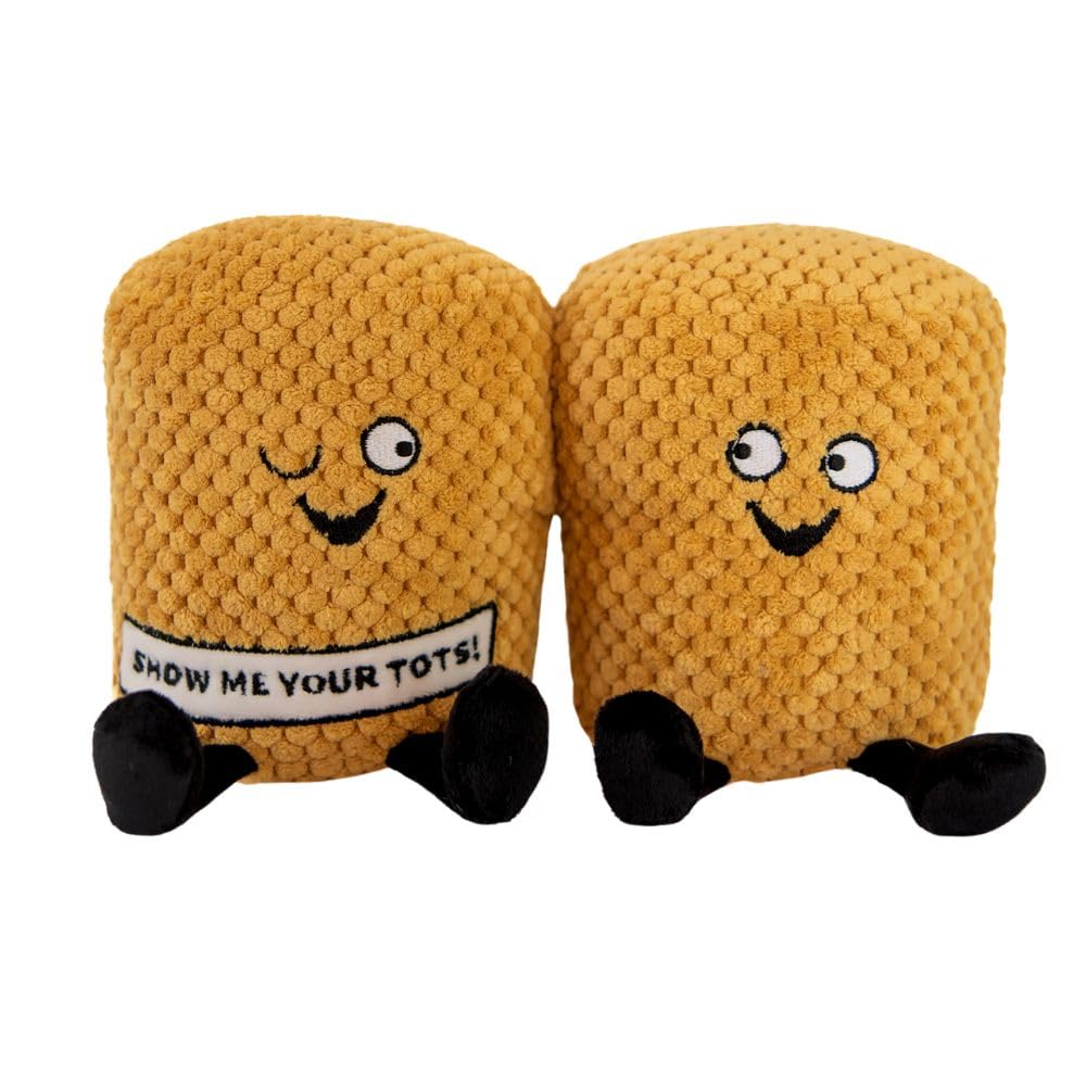 Punchkins Tater Tot Plushie – Show Me Your Tots! Sassy Potato Plush Gift