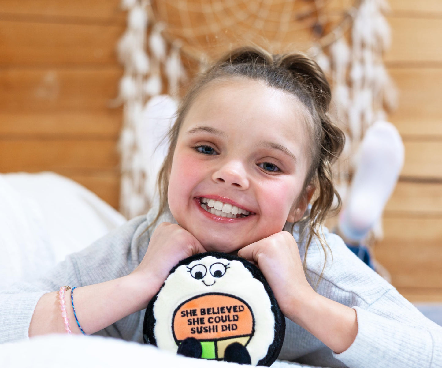 Punchkins Sushi Plushie – She Believed She Could Sushi Did Punny Plush, Cute Gift for Kids