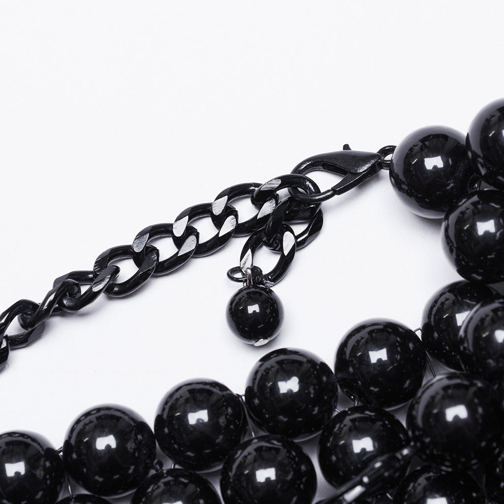 Punk Rave Aphrodite Beaded Necklace - Gothic Fashion Accessory