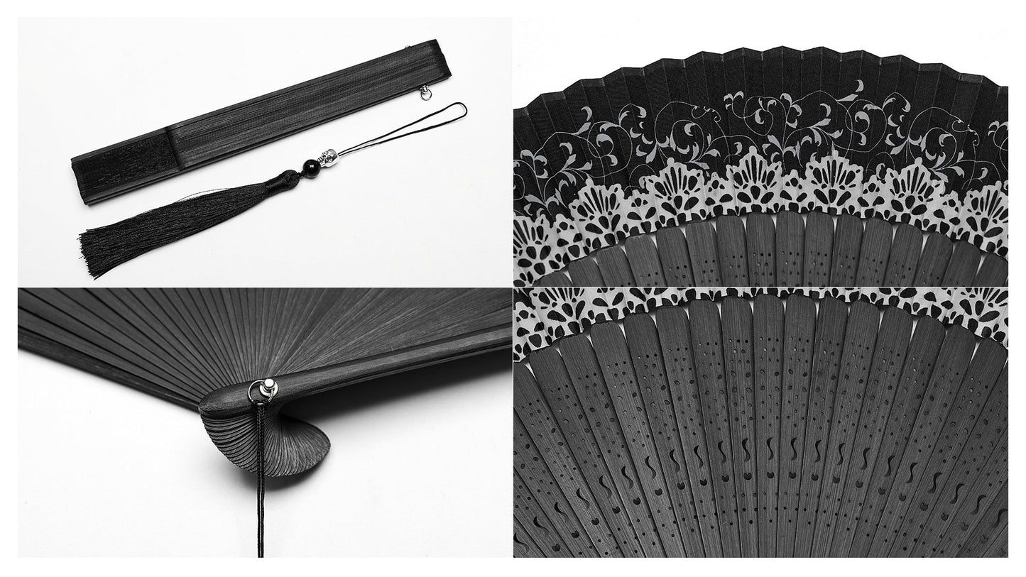 Punk Rave Delaney Hand Fan