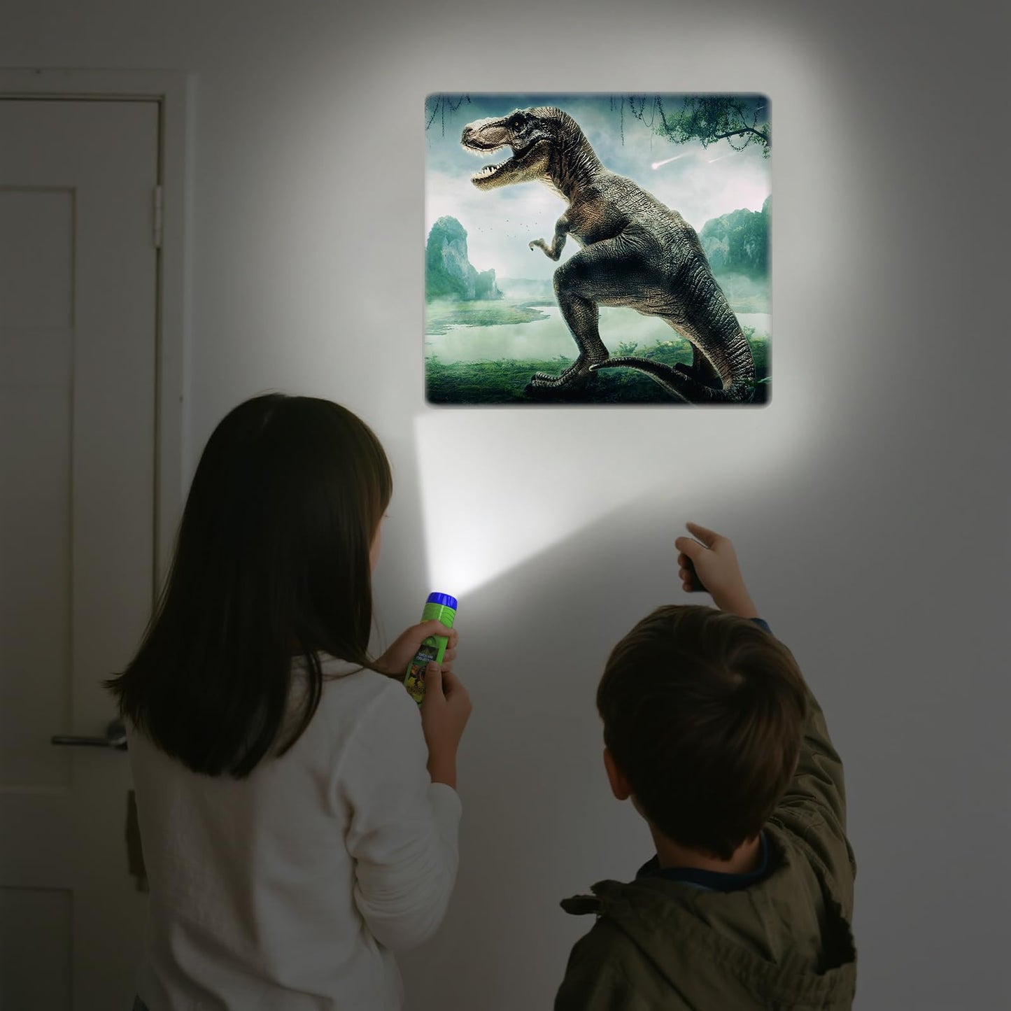 Pup Go 2-Pack Dinosaur & Space Torch Projector for Kids