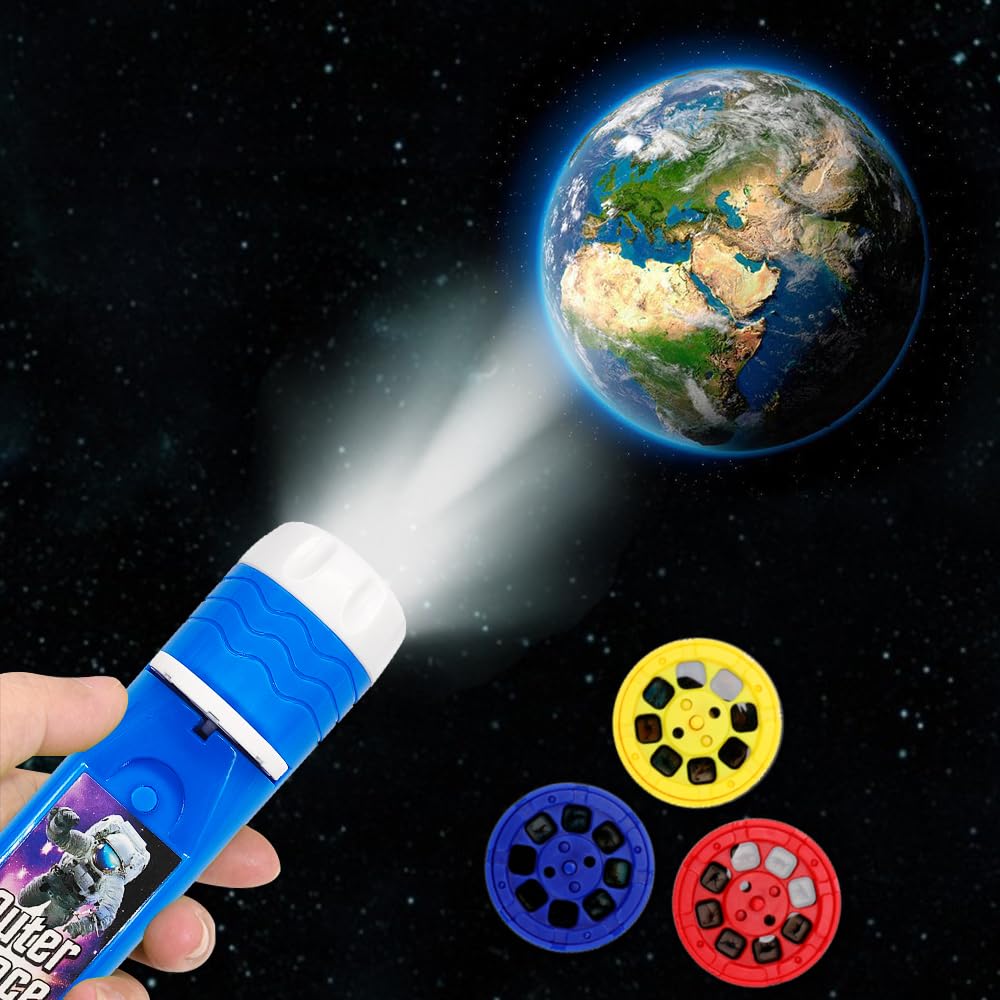Pup Go 2-Pack Dinosaur & Space Torch Projector for Kids