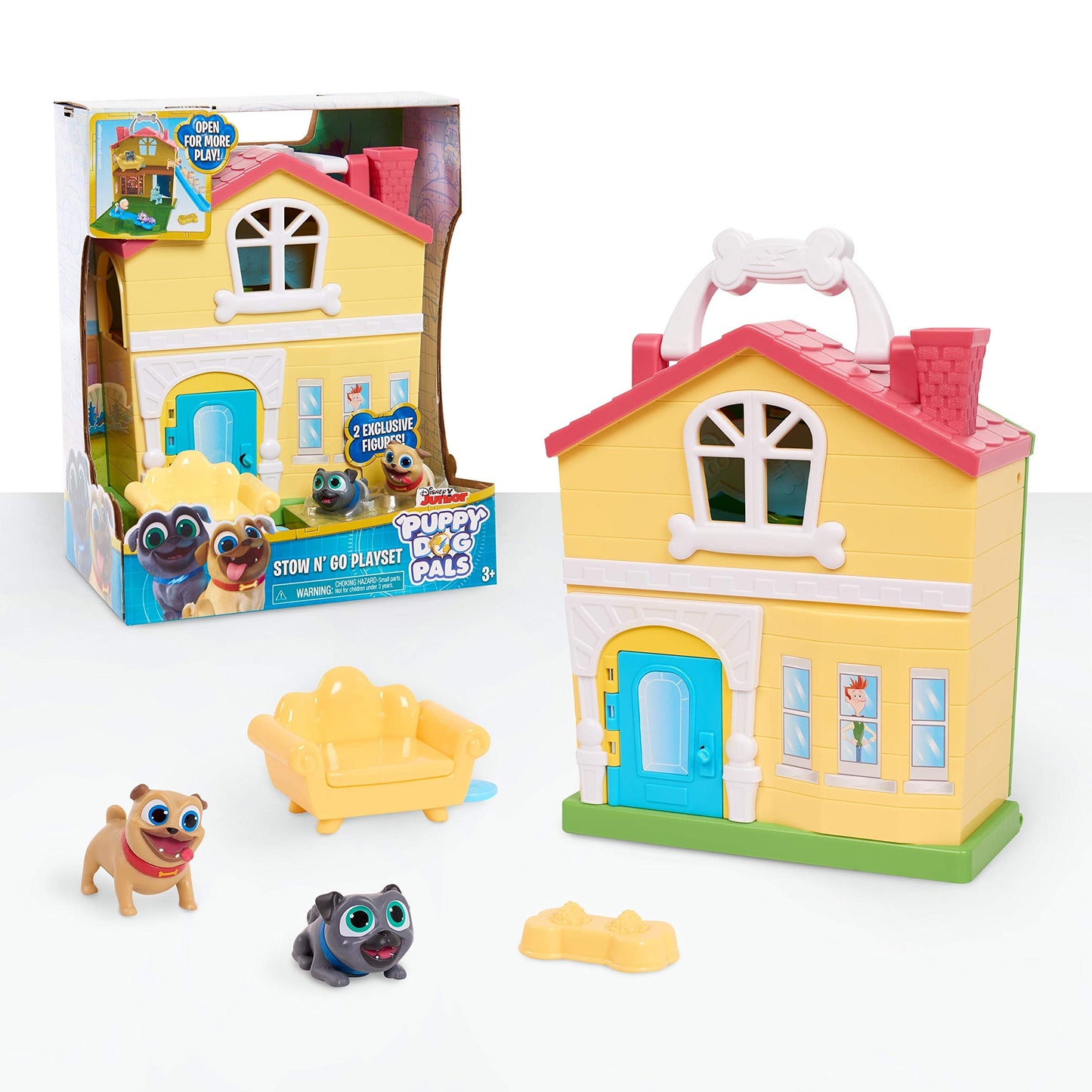 Puppy Dog Pals Stow N' Go Playset – Licensed Toy (Ages 3+)
