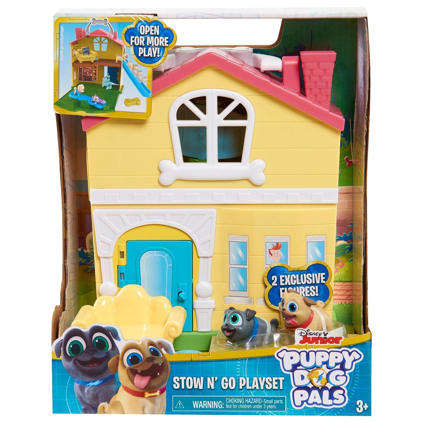 Puppy Dog Pals Stow N' Go Playset – Licensed Toy (Ages 3+)
