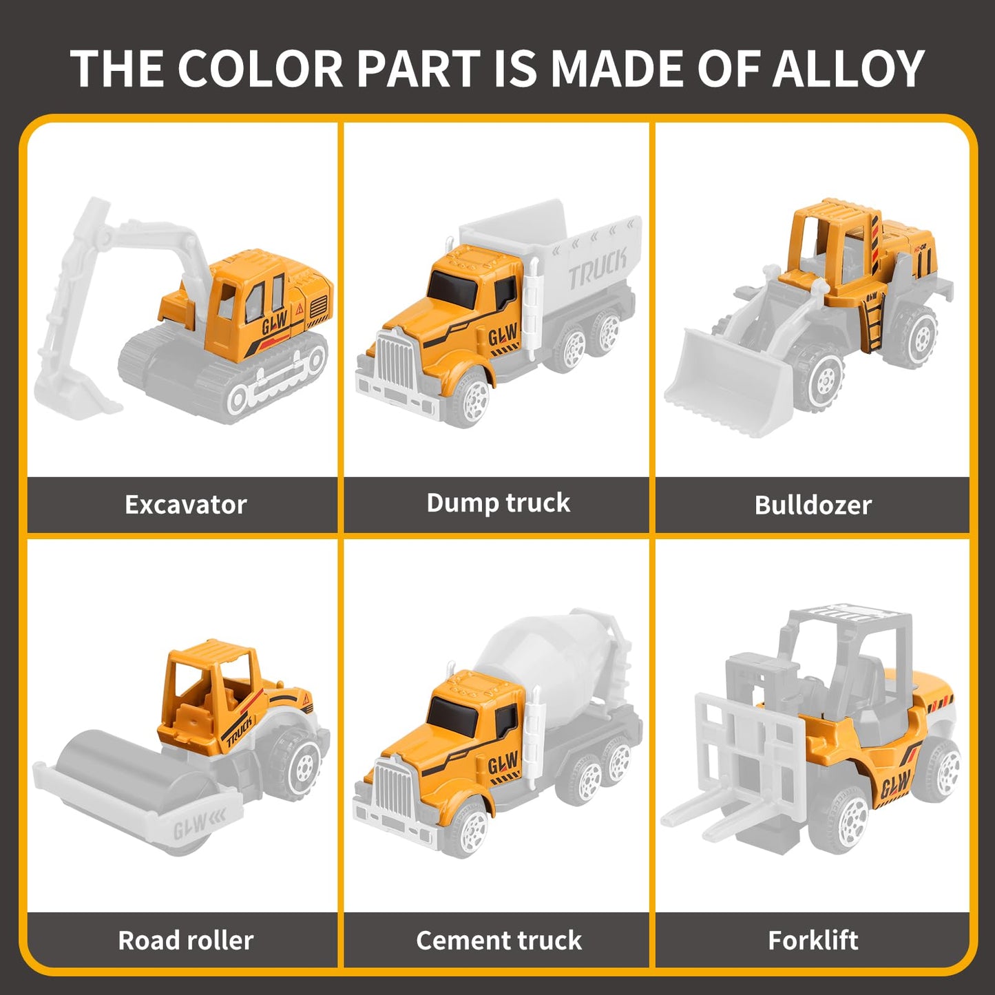 Pupu Pig Kids Construction Toys Set – 60-Piece Truck & Crane Playset (Ages 3-7)