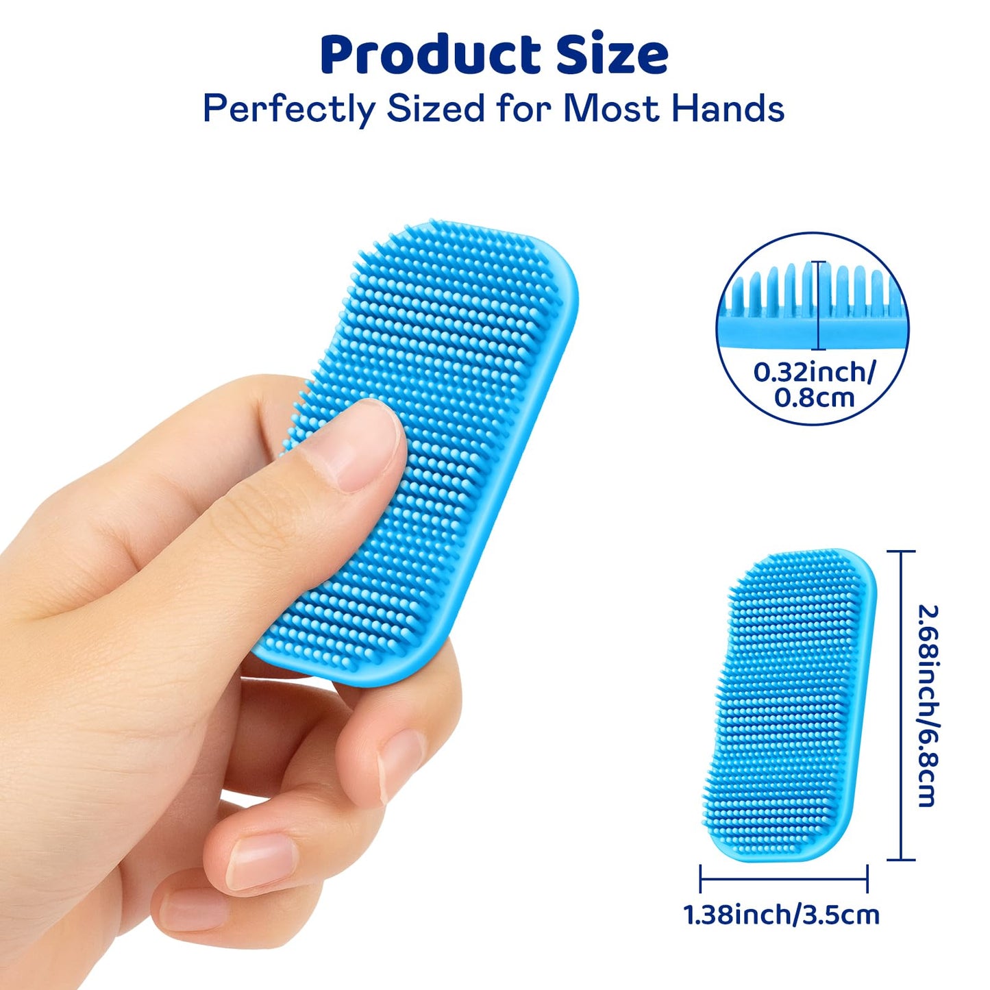 PuraEase Bristle Tactile Sensory Stickers – 8pc Soft Fidget Strips for Focus & Calm