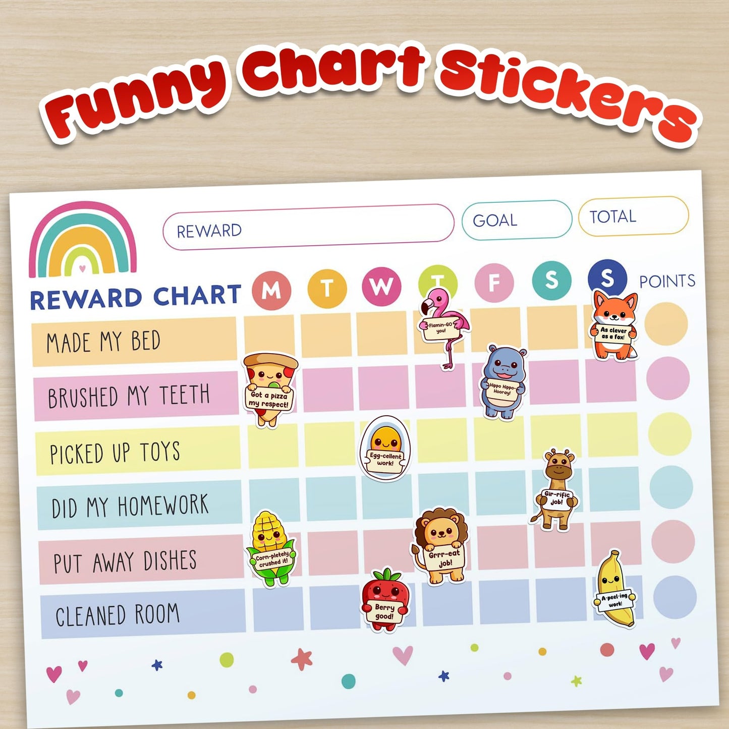 Puraesla 800Pcs Teacher Stickers for Kids – Motivational Classroom Rewards