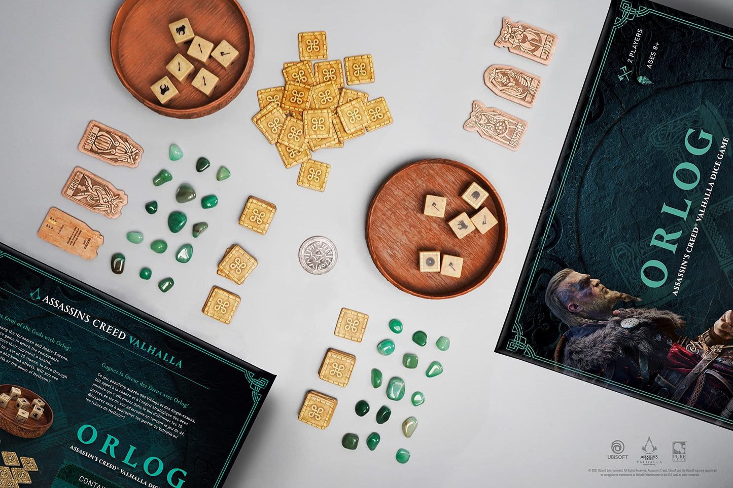 Orlog by PUREARTS – 2-Player Assassin's Creed Valhalla Dice Game