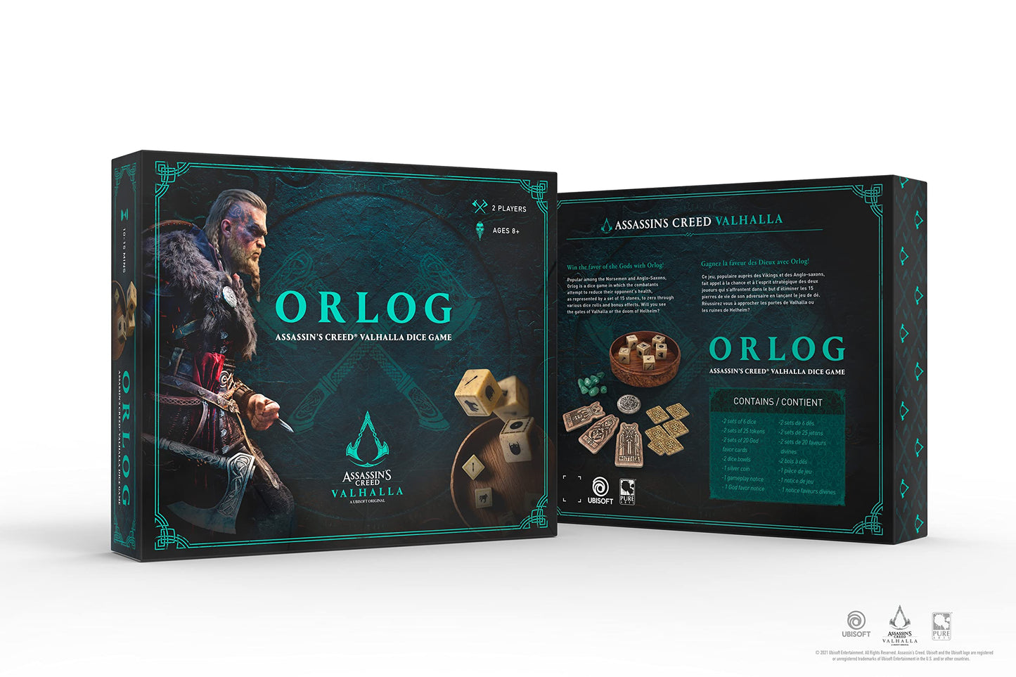 Orlog by PUREARTS – 2-Player Assassin's Creed Valhalla Dice Game