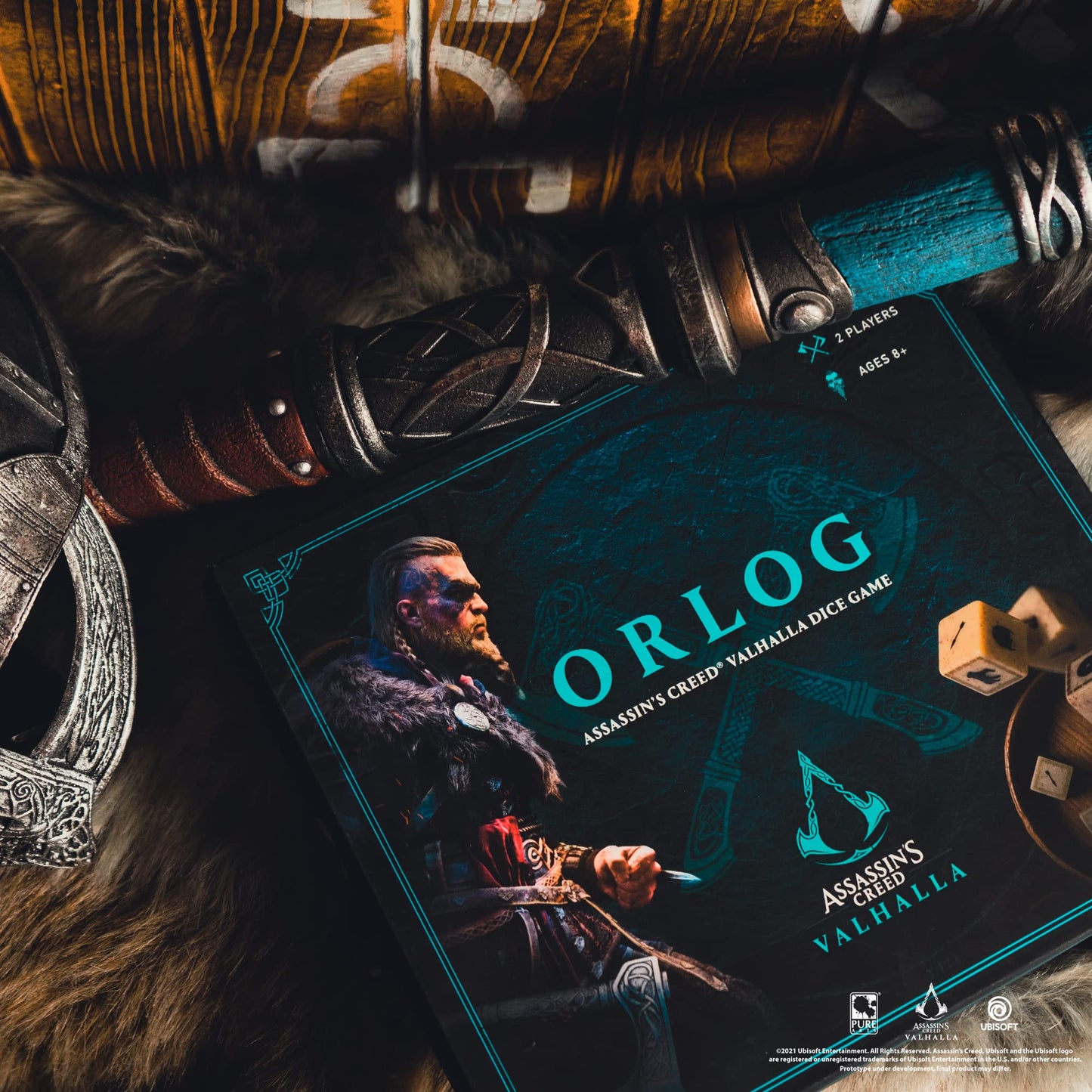Orlog by PUREARTS – 2-Player Assassin's Creed Valhalla Dice Game