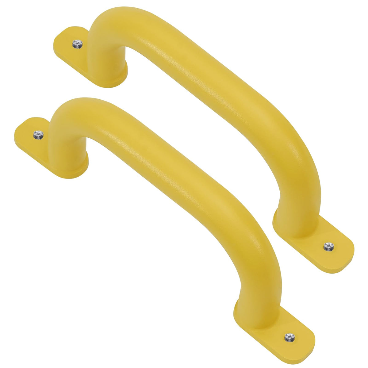 Purife 10'' Yellow Playground Handles – Set of 2, Outdoor Playset Grab Bars