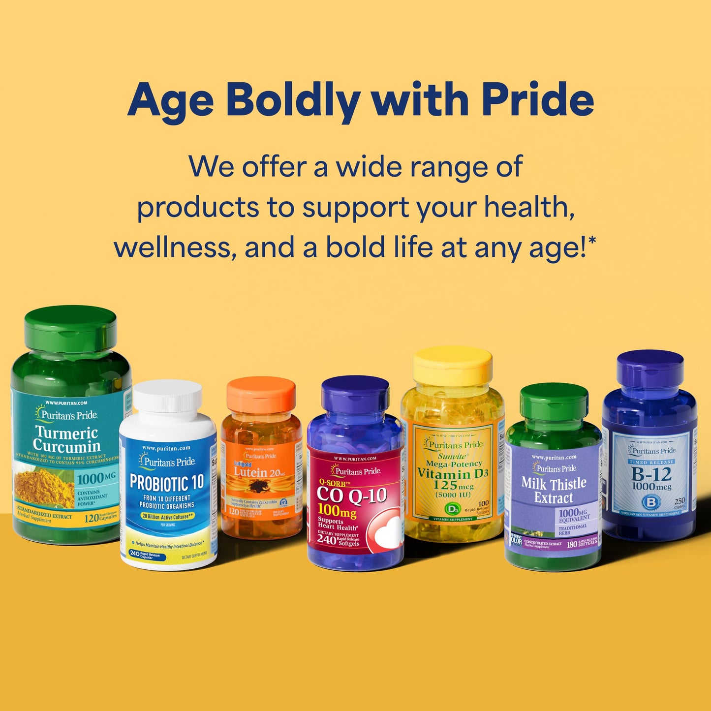 Puritan's Pride Vitamin D3 10,000 IU – 2-Pack (200 Softgels) – Immune & Bone Support