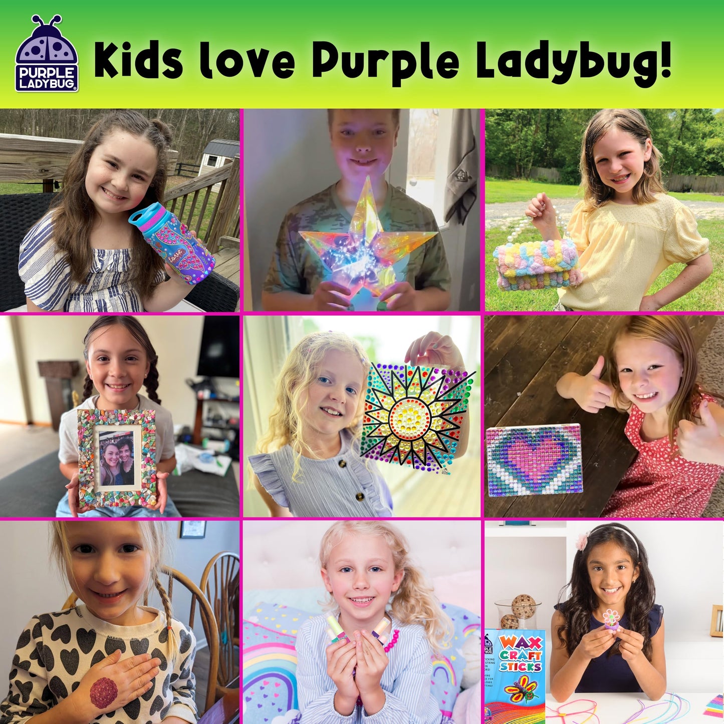 Purple Ladybug Rainbow Scratch Art Mini Notes – 150 Cards for Kids