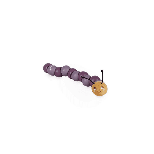 Wiggly Caterpillar - Wooden Jointed Clutching Toy