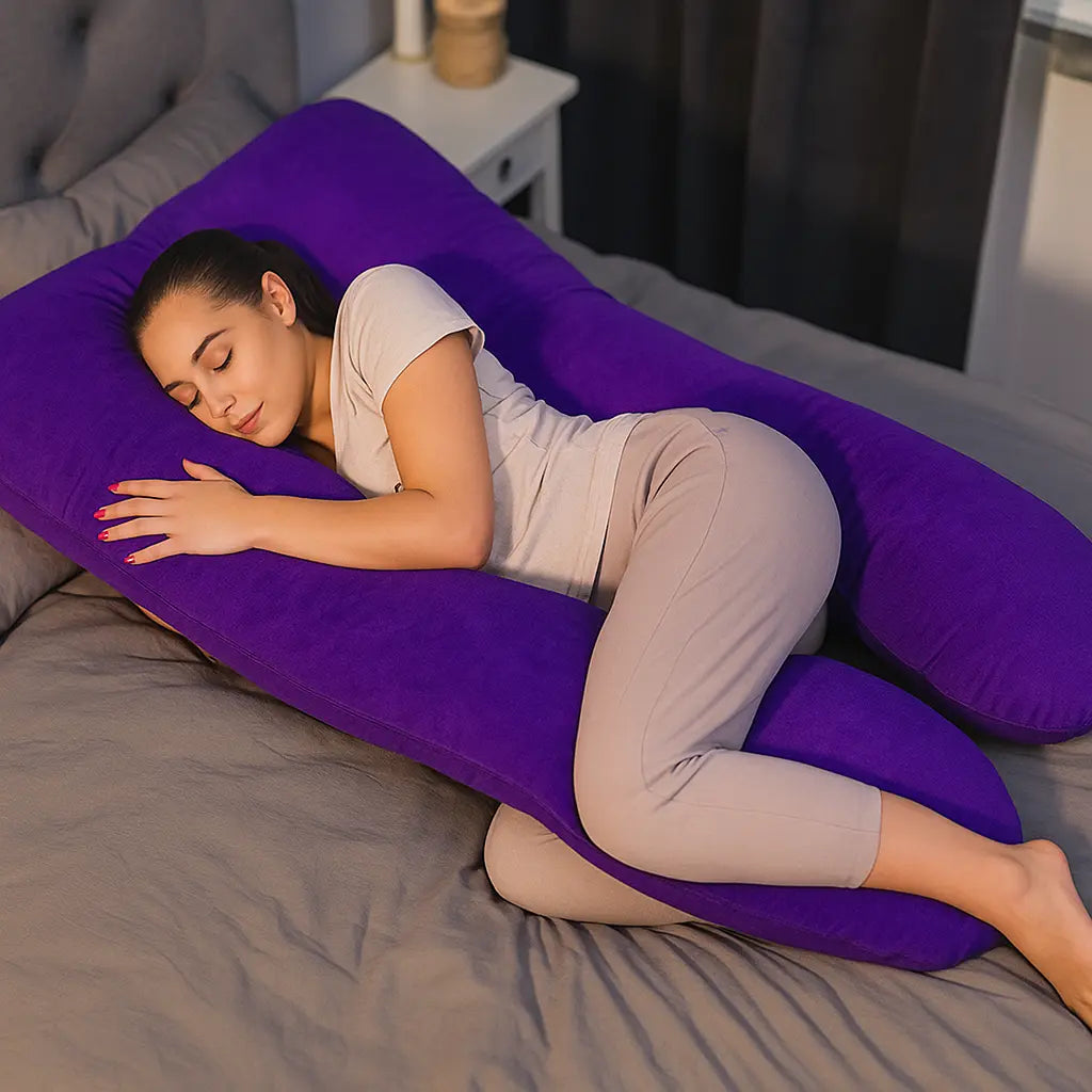 Full Body Pregnancy Pillow UK – U-Shaped Maternity Support