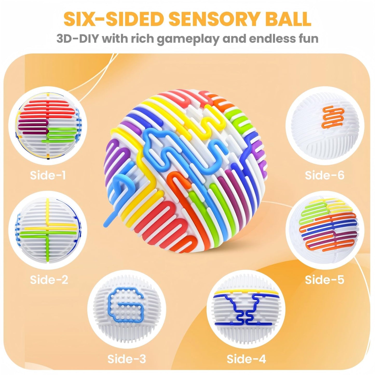 PushGoGo Sensory Ball & 3D DIY Upgrade – Calming Fidget Toy