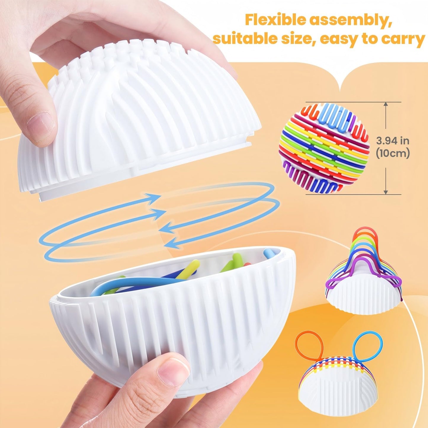 PushGoGo Sensory Ball & 3D DIY Upgrade – Calming Fidget Toy