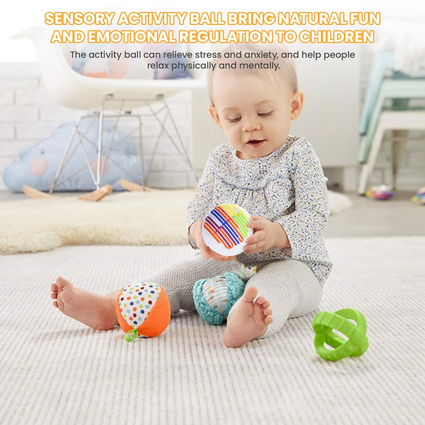 PushGoGo Sensory Ball & 3D DIY Upgrade – Calming Fidget Toy