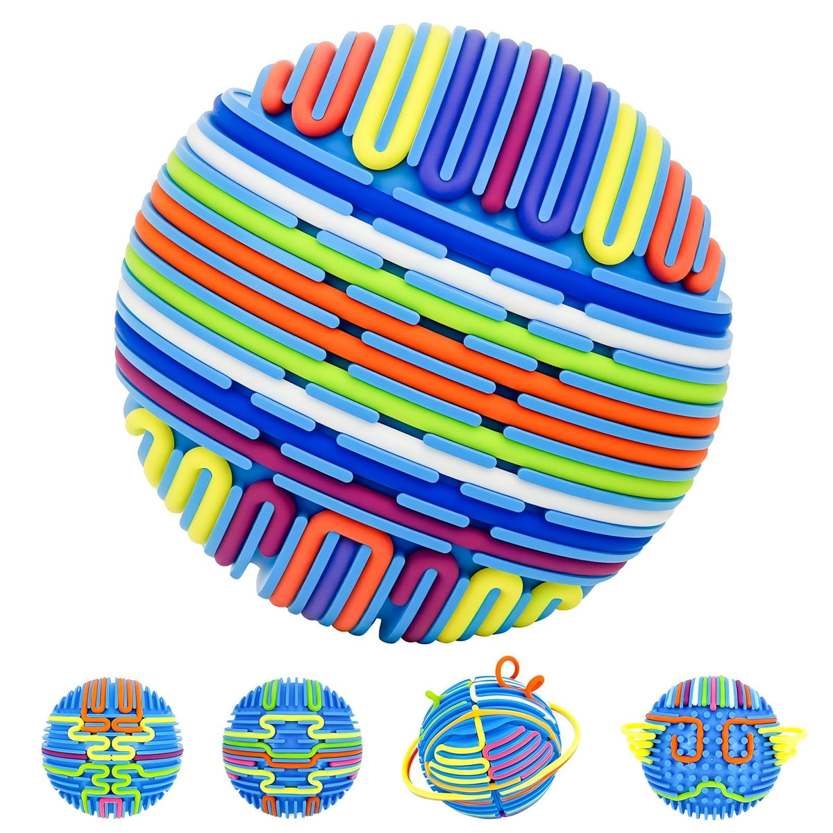 PushGoGo Sensory Activity Ball — 3D DIY Upgrade Fidget Toy for Calm, Focus & Creativity