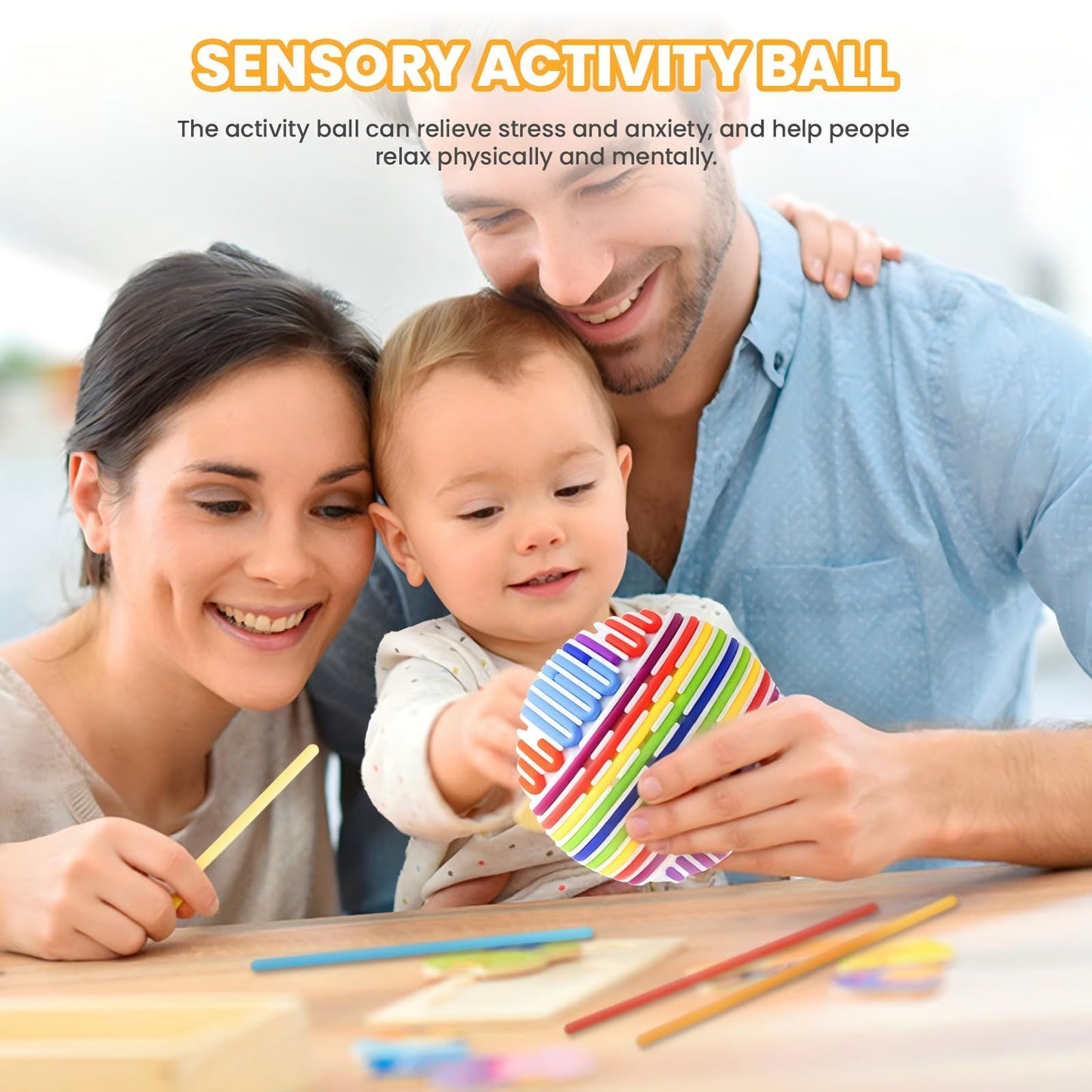 PushGoGo Sensory Ball & 3D DIY Upgrade – Calming Fidget Toy