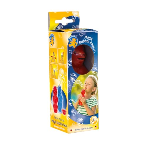 Pustefix Bubble Bear 6 oz Bubble Blowing Toy – Assorted Colors