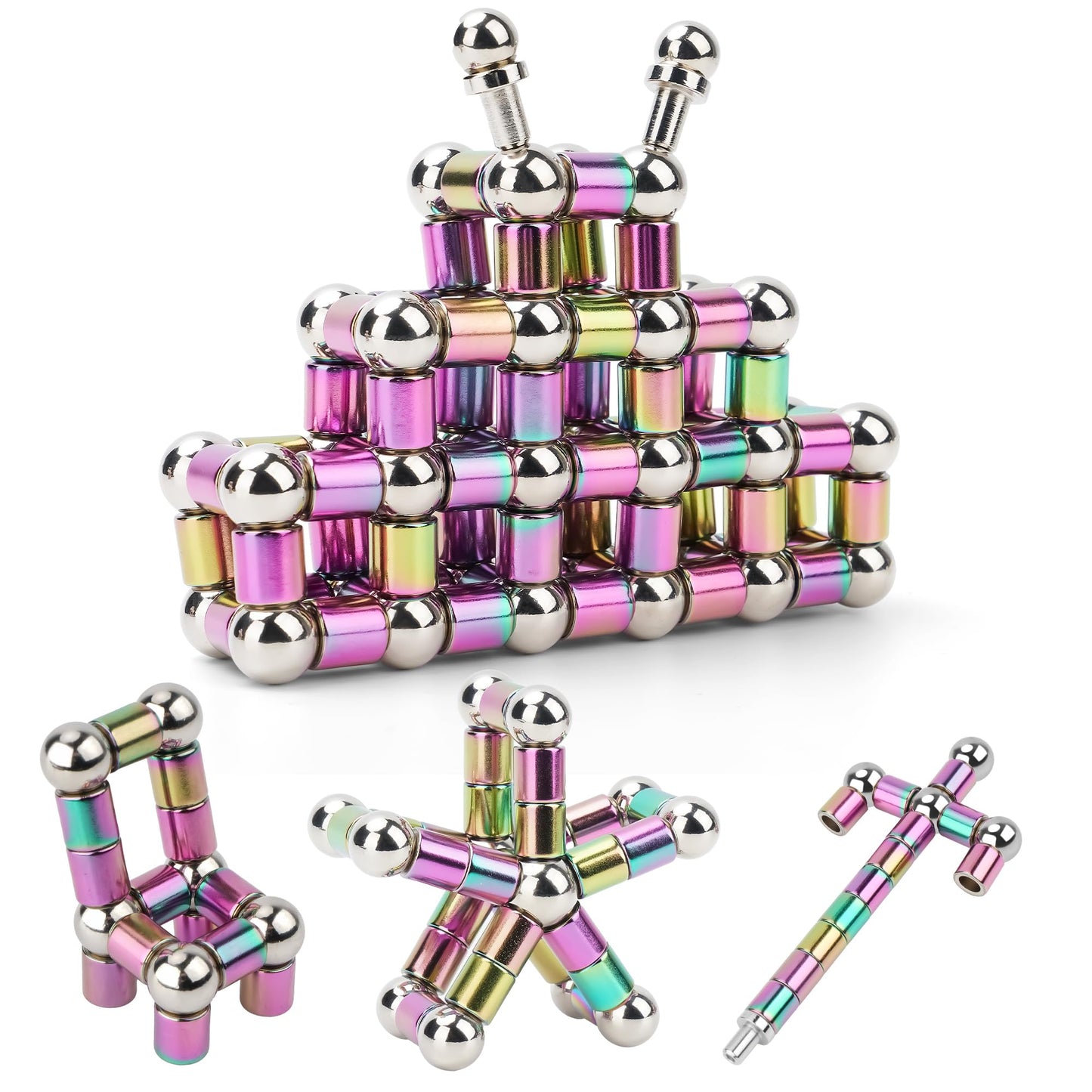 Puxmrko Fidget Pen — Magnetic Stress-Relief Toy for Teens (Colorful)