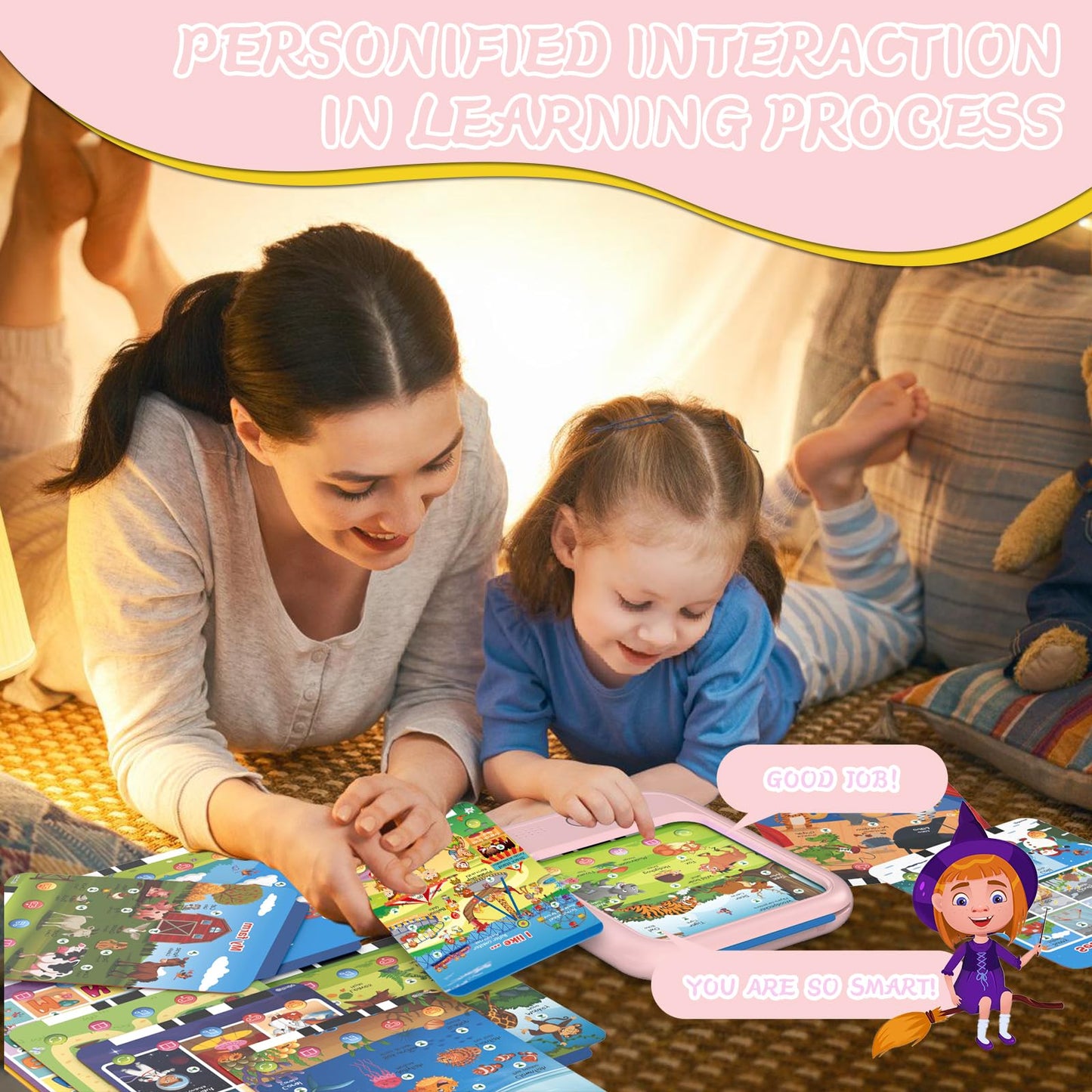 Puzcande Kids Educational Tablet Toy | Bilingual Learning for 2-6