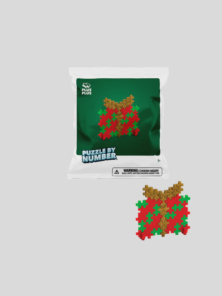 Plus Plus Christmas Puzzle by Number Mini Pack