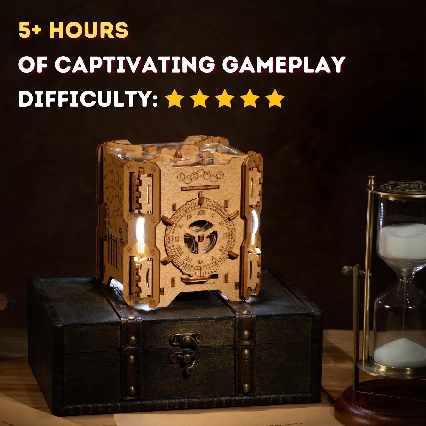 Puzzle Potato Tesla Box: Electronic Puzzle Box & Escape Room in a Box