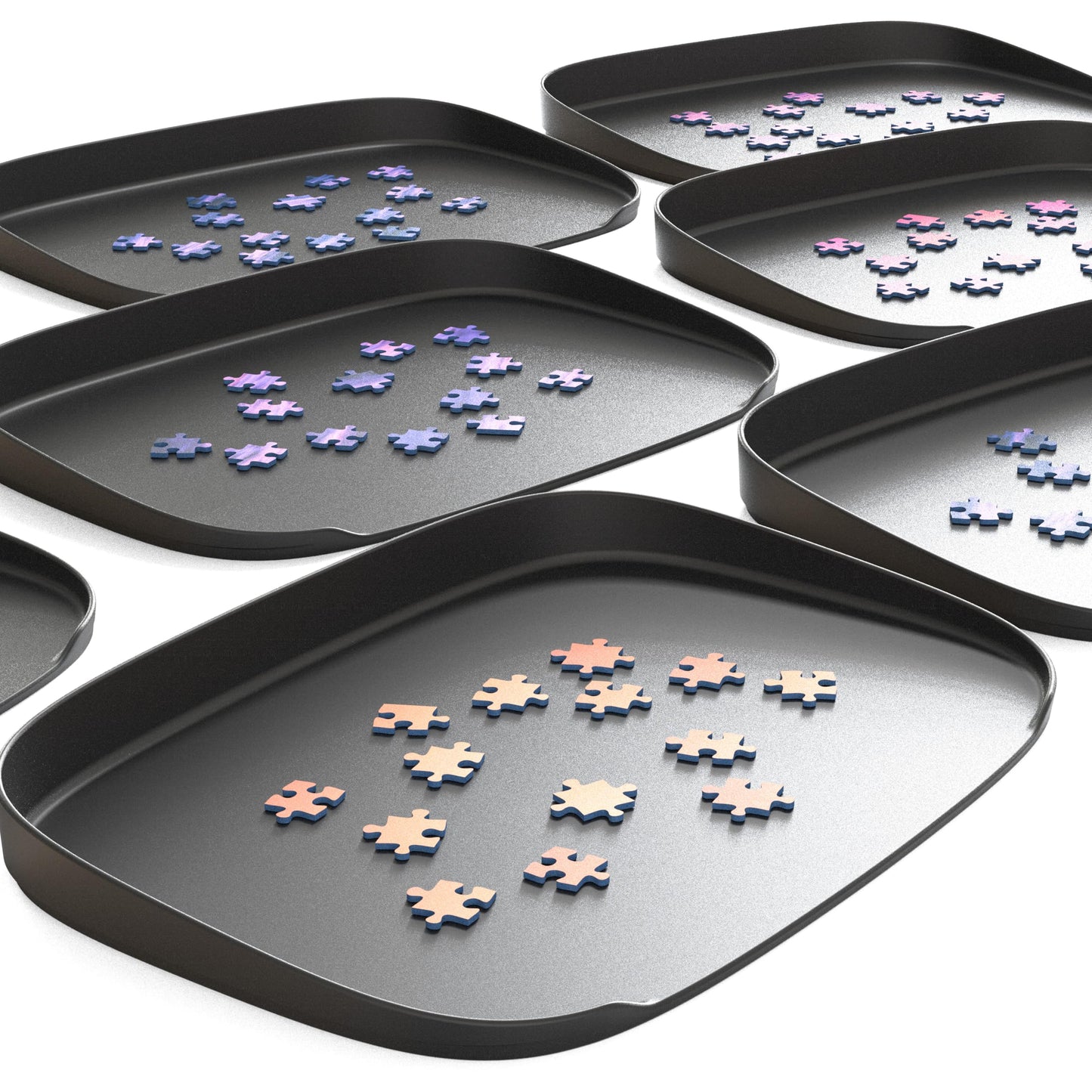 Puzzlup Puzzle Sorting Trays – 12-Tray Set for 3000-Piece Puzzles