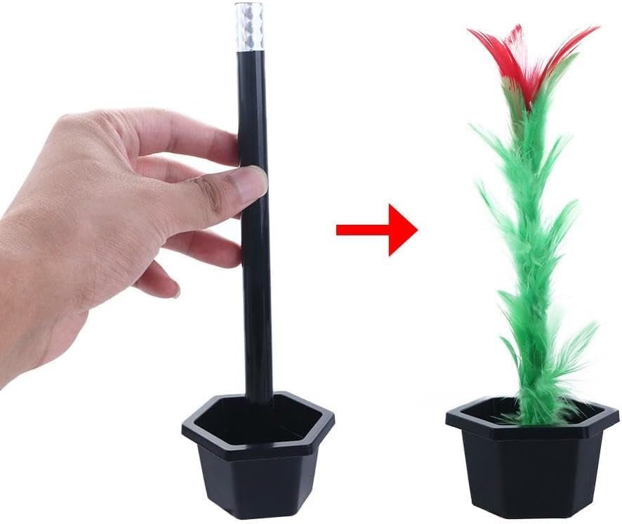 Pxiryanlow Stick to Rose Magic Wand — Easy Rose Transformation Trick