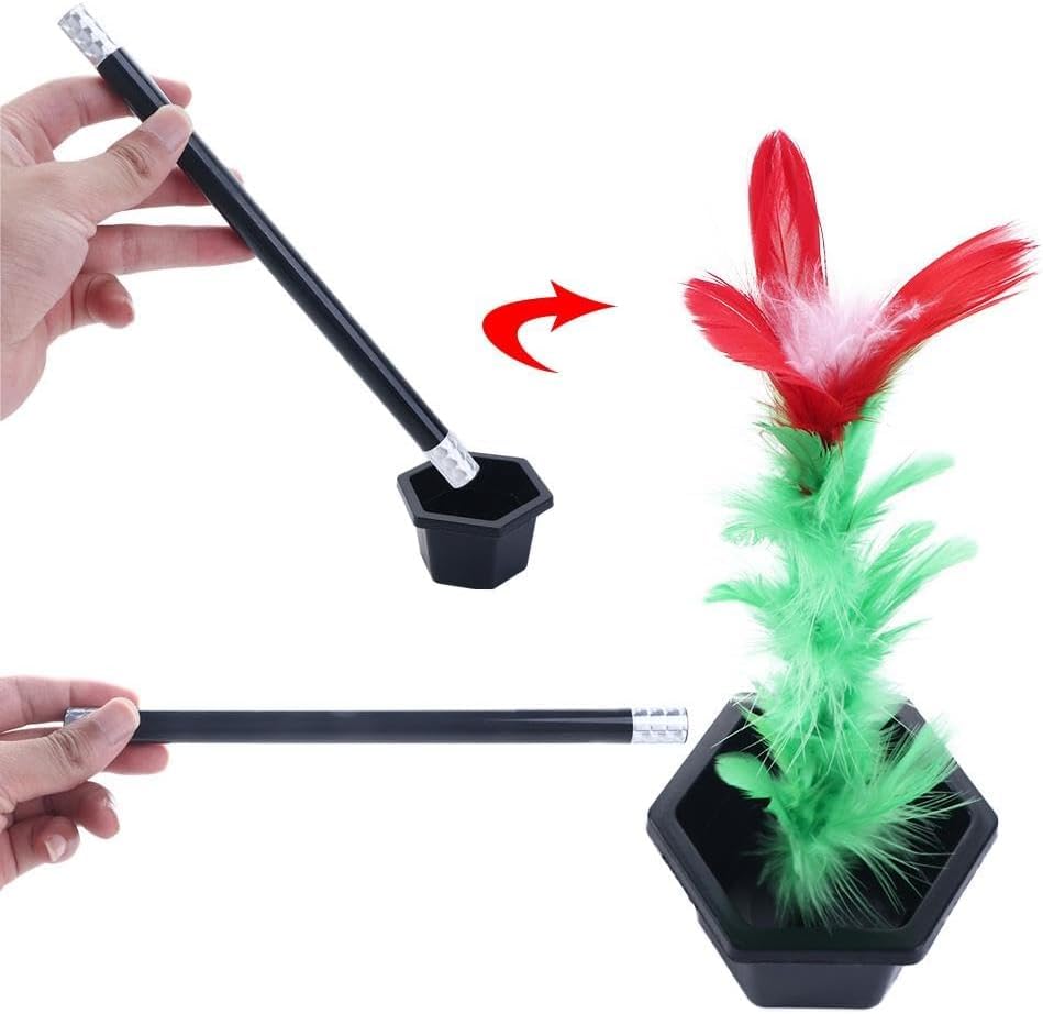 Pxiryanlow Stick to Rose Magic Wand — Easy Rose Transformation Trick