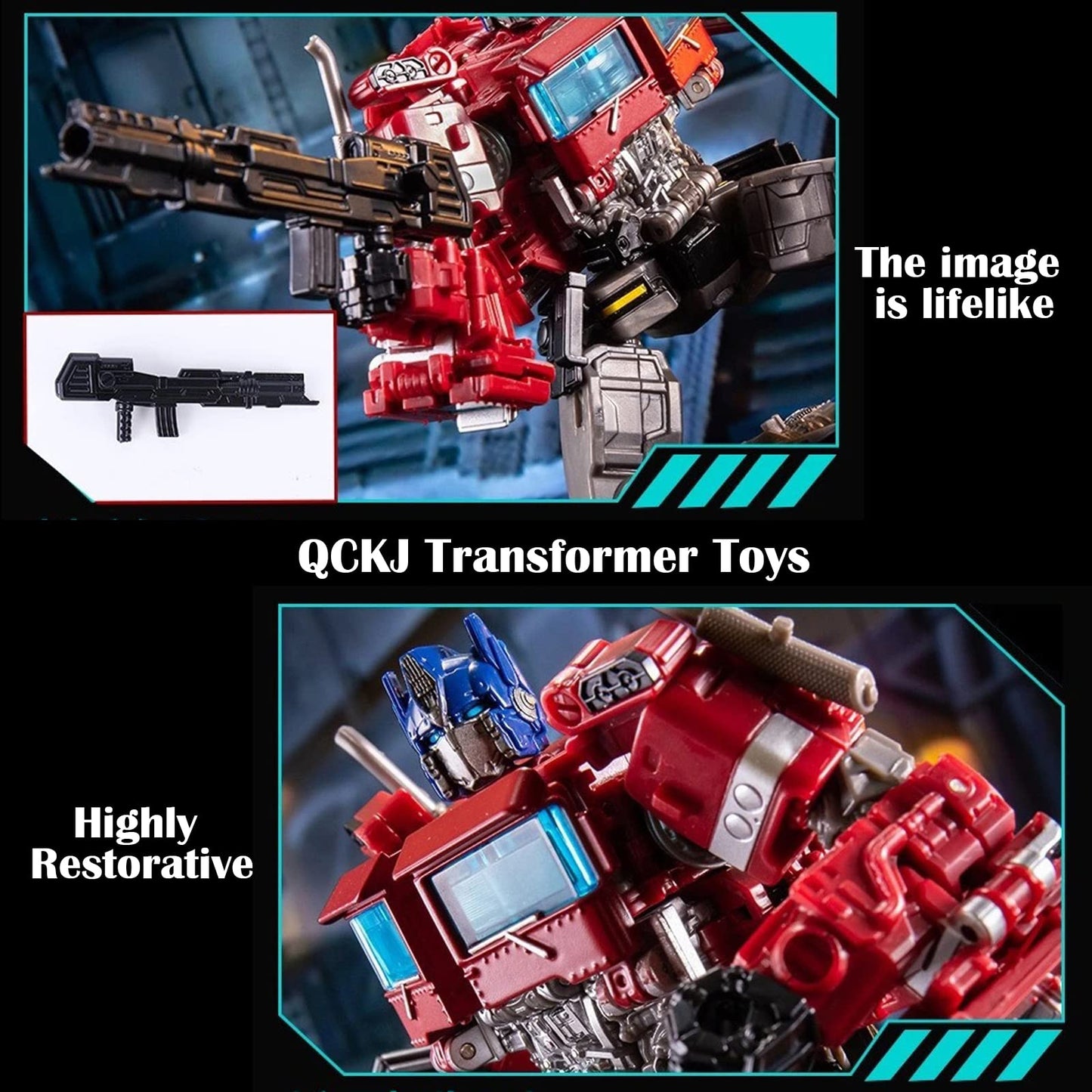 QCCX Car Robot Toys | 2-in-1 Deformation Robot & Car Action Figure