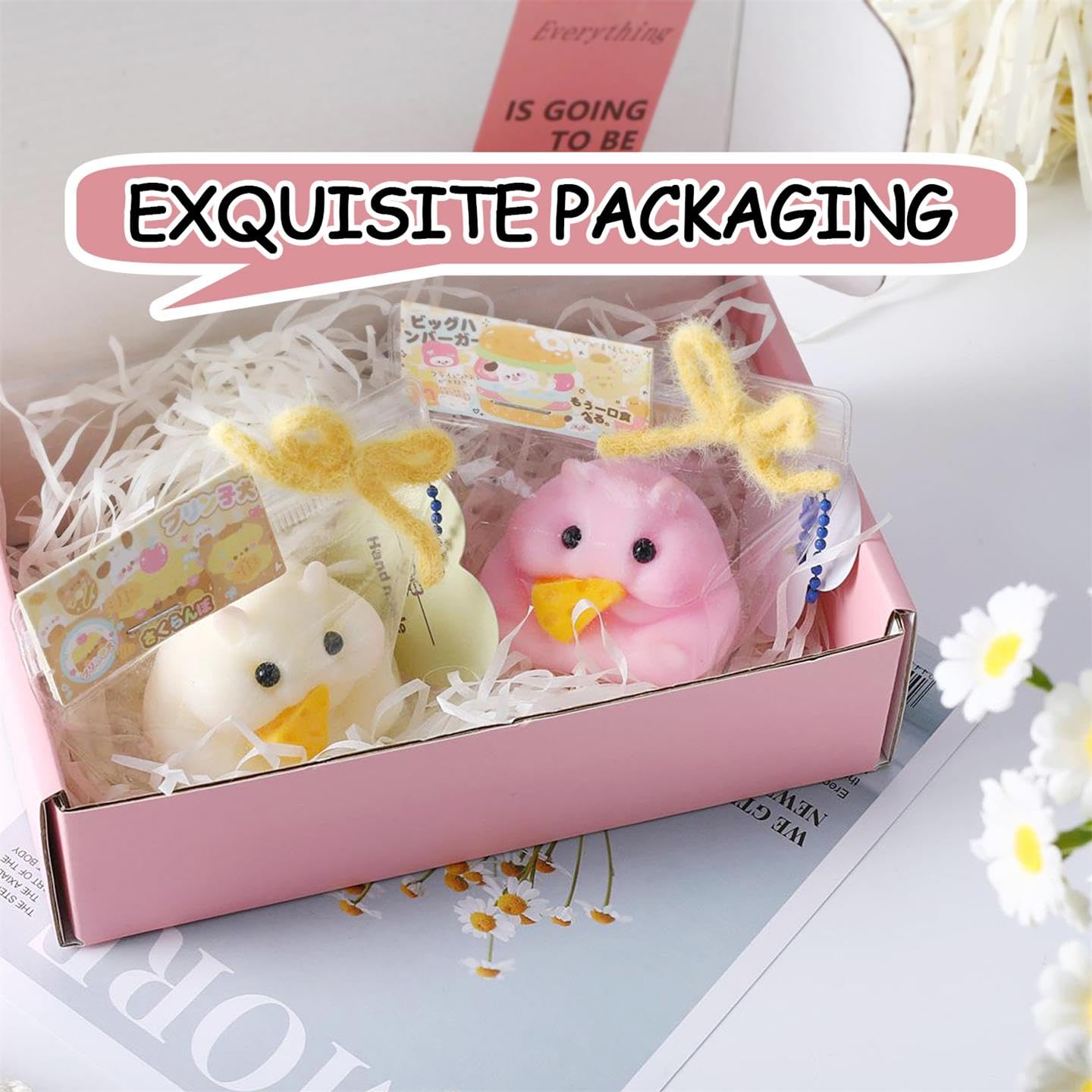 QCROAD SQUISHY Handmade Taba Hamster Squishy – Ultra Soft Silicone Stress Relief Toy