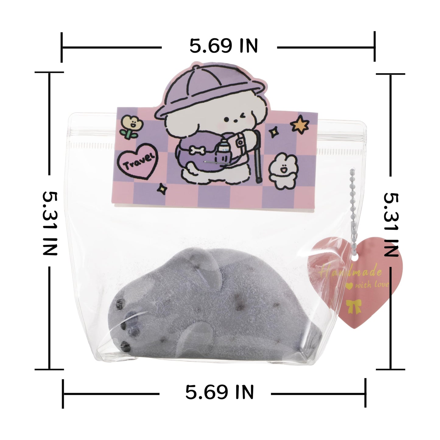 QCROAD SQUISHY Handmade Taba Seal Squishy – Ultra-Soft Silicone Stress Relief Toy