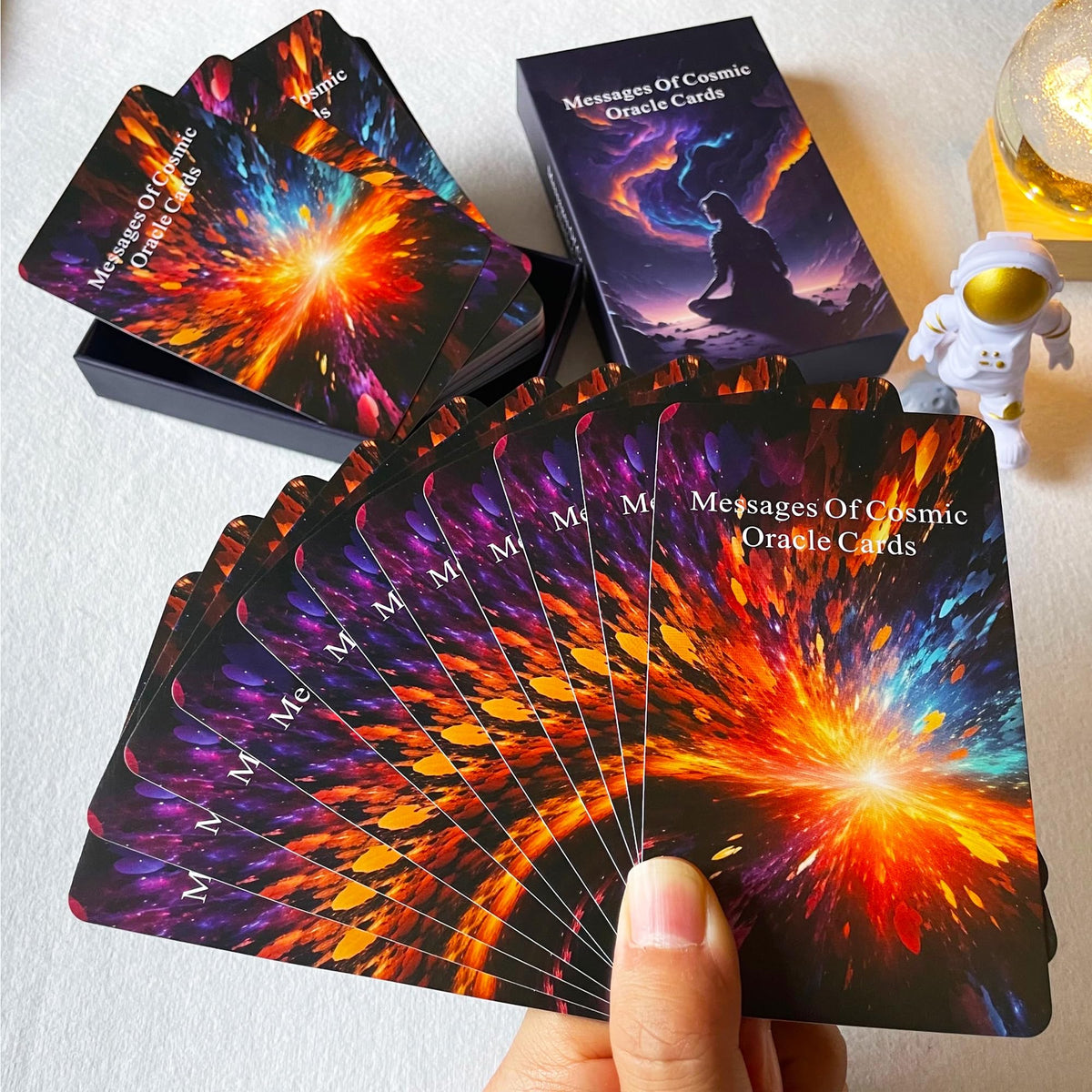 Qcsdckot Higher Self Messages Oracle Deck – Cosmic Oracle Cards & Positive Affirmations