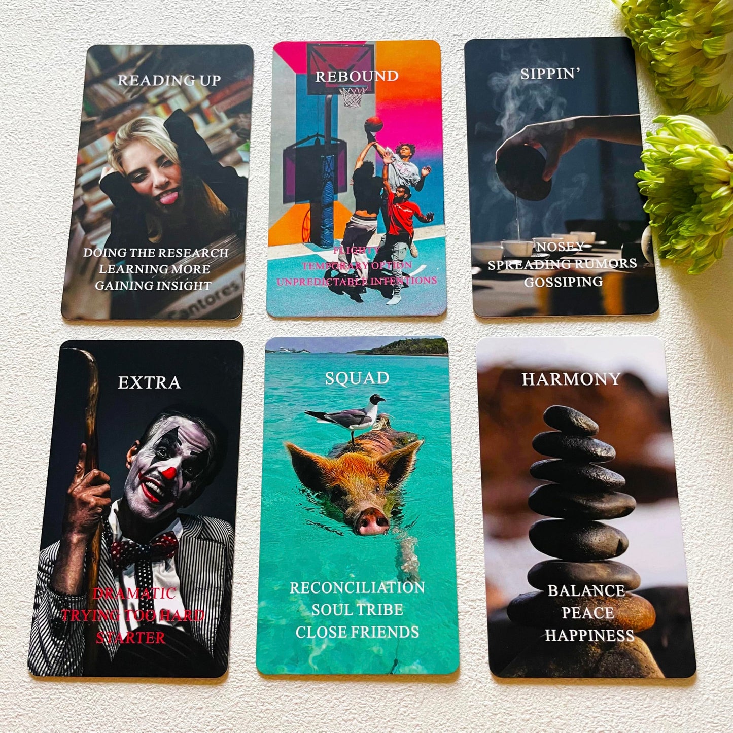 Qcsdckot What's The News? Situations Oracle Cards – Beginner Tarot Deck for Love, Career & Relationships