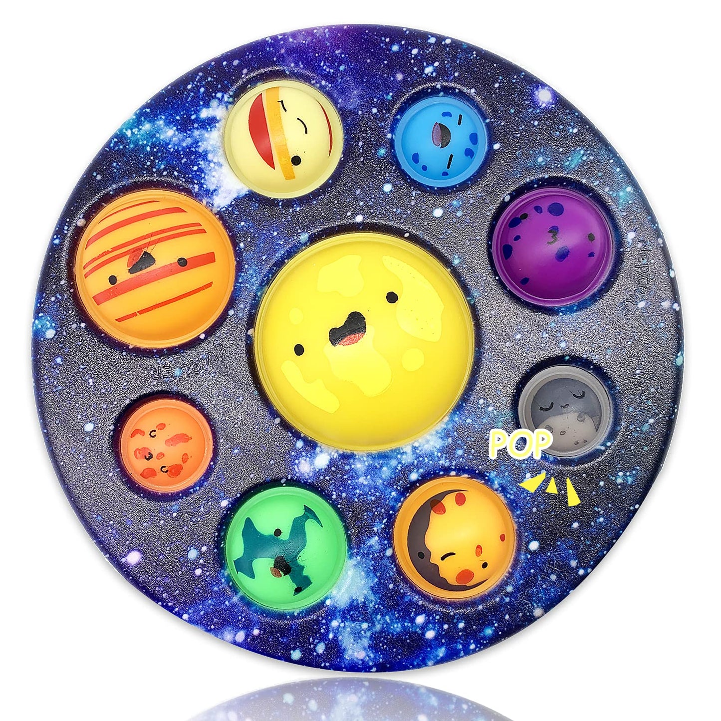 QETRABONE Eight Planet Cave Bubble Fidget Toy | Galaxy Cave Digits for Sensory Play and Focus