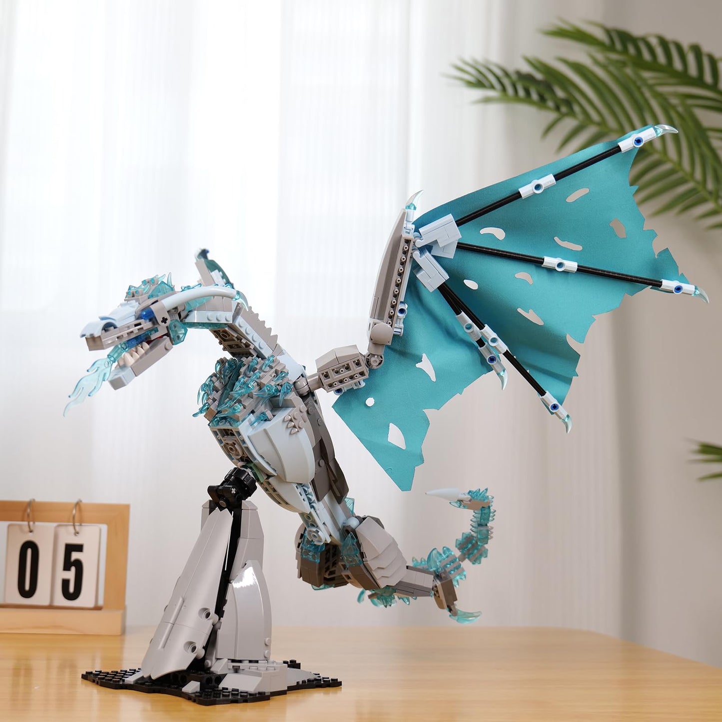 QFJ Ideas Ice Dragon Building Set – 1019 PCS for GOT Fans and Collectors